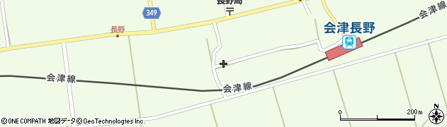 福島県南会津町（南会津郡）長野（上谷地）周辺の地図