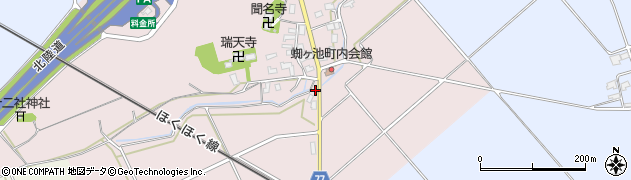 新潟県上越市大潟区蜘ケ池276周辺の地図