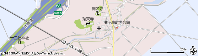 新潟県上越市大潟区蜘ケ池6周辺の地図