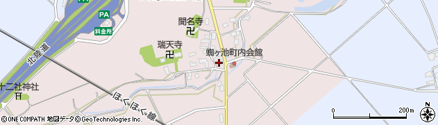 新潟県上越市大潟区蜘ケ池42周辺の地図