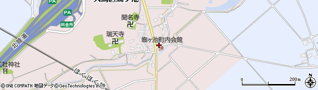 新潟県上越市大潟区蜘ケ池41周辺の地図