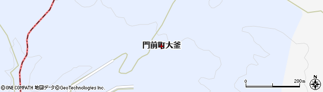 石川県輪島市門前町大釜周辺の地図