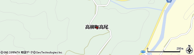 新潟県柏崎市高柳町高尾周辺の地図