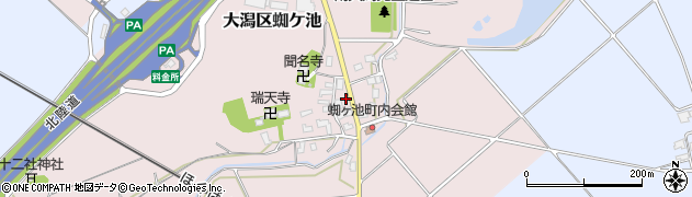 新潟県上越市大潟区蜘ケ池30周辺の地図