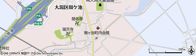 新潟県上越市大潟区蜘ケ池39周辺の地図