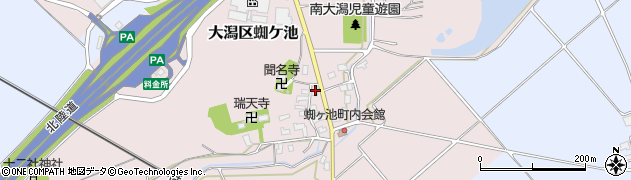 新潟県上越市大潟区蜘ケ池31周辺の地図
