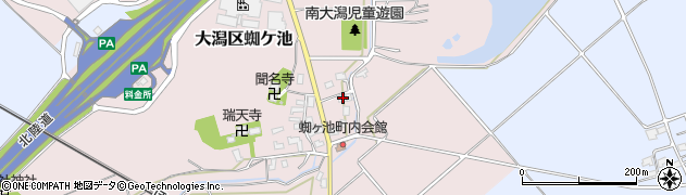 新潟県上越市大潟区蜘ケ池35周辺の地図