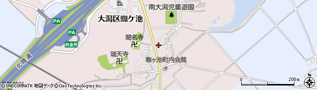 新潟県上越市大潟区蜘ケ池32周辺の地図
