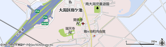 新潟県上越市大潟区蜘ケ池19周辺の地図
