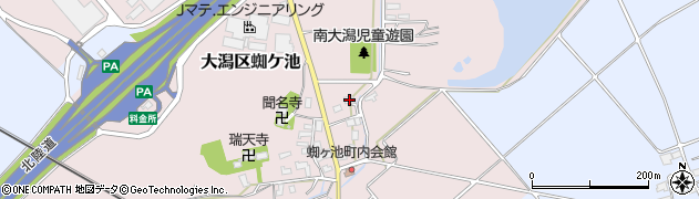 新潟県上越市大潟区蜘ケ池34周辺の地図