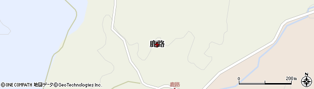 石川県穴水町（鳳珠郡）鹿路周辺の地図