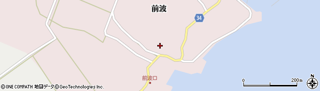 石川県穴水町（鳳珠郡）前波（ニ）周辺の地図