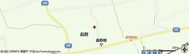 福島県南会津町（南会津郡）長野（家ノ下）周辺の地図