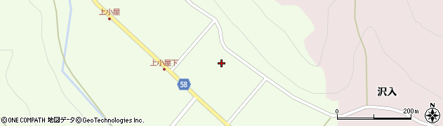 福島県白河市大信隈戸（上小屋後）周辺の地図