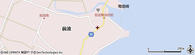 石川県穴水町（鳳珠郡）前波（ホ）周辺の地図