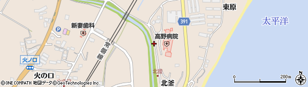 高野病院前周辺の地図