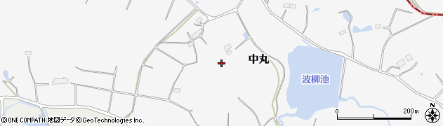 福島県矢吹町（西白河郡）中丸周辺の地図