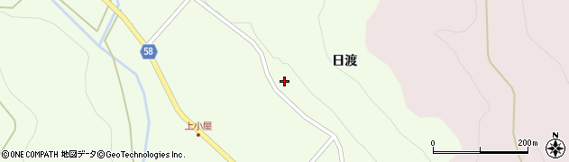 福島県白河市大信隈戸（日渡）周辺の地図