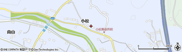 福島県双葉郡広野町上浅見川小松周辺の地図