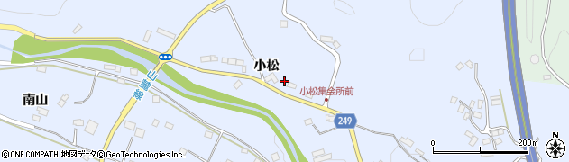 福島県広野町（双葉郡）上浅見川（小松）周辺の地図