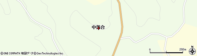 福島県田村郡小野町和名田中落合周辺の地図