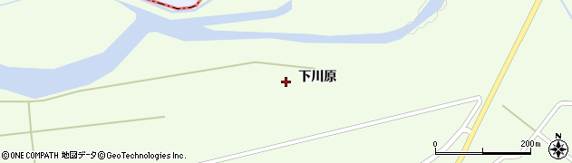 福島県南会津町（南会津郡）長野（一本柳）周辺の地図