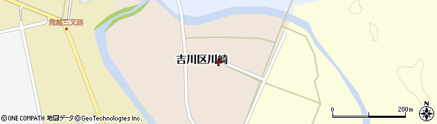 新潟県上越市吉川区川崎周辺の地図