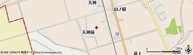 福島県玉川村（石川郡）中（天神前）周辺の地図