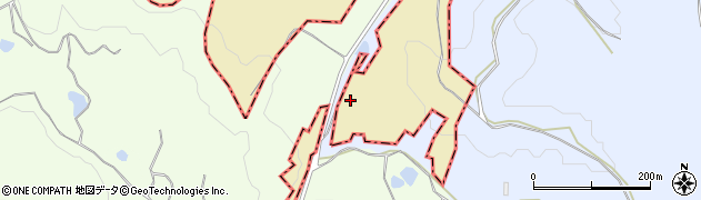 福島県天栄村（岩瀬郡）高林（辻堂）周辺の地図