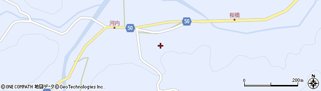 石川県鳳珠郡穴水町河内ト周辺の地図