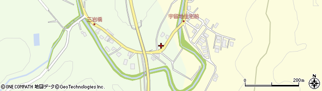 石川県鳳珠郡穴水町宇留地イ周辺の地図
