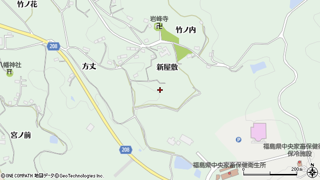 〒963-6311 福島県石川郡玉川村岩法寺の地図
