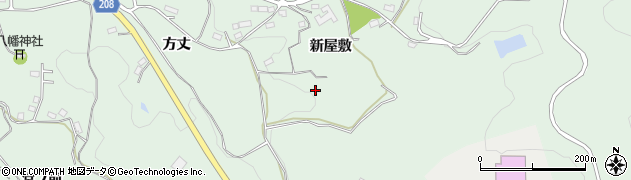 福島県玉川村（石川郡）岩法寺（新屋敷）周辺の地図