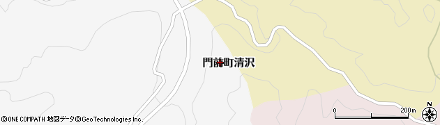 石川県輪島市門前町清沢周辺の地図