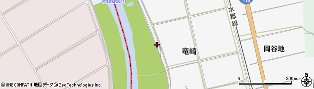 福島県玉川村（石川郡）竜崎（古川）周辺の地図