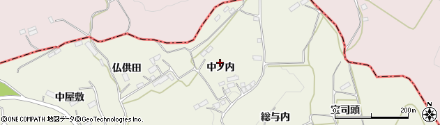 福島県玉川村（石川郡）北須釜（中ノ内）周辺の地図