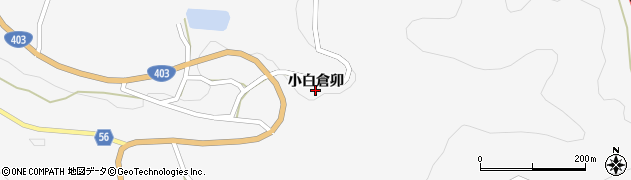 新潟県十日町市小白倉周辺の地図