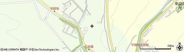 石川県穴水町（鳳珠郡）宇留地（ミ）周辺の地図