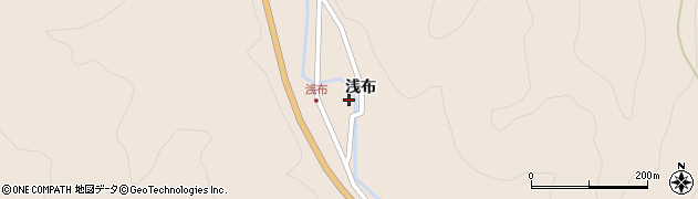 福島県南会津町（南会津郡）高野（浅布）周辺の地図