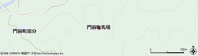 石川県輪島市門前町馬場周辺の地図