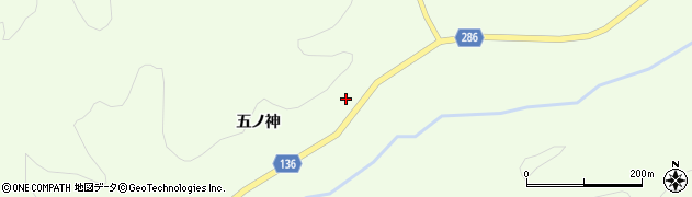 福島県小野町（田村郡）上羽出庭（富貴）周辺の地図
