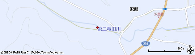 福島県天栄村（岩瀬郡）大里（丹沢）周辺の地図