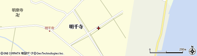 石川県穴水町（鳳珠郡）明千寺（ヲ）周辺の地図