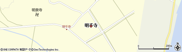 石川県穴水町（鳳珠郡）明千寺周辺の地図