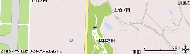 福島県須賀川市狸森（下竹ノ内）周辺の地図