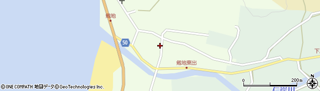 石川県輪島市門前町剱地（タ）周辺の地図