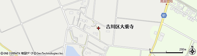 新潟県上越市吉川区大乗寺周辺の地図