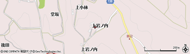 福島県須賀川市狸森上岩ノ内周辺の地図