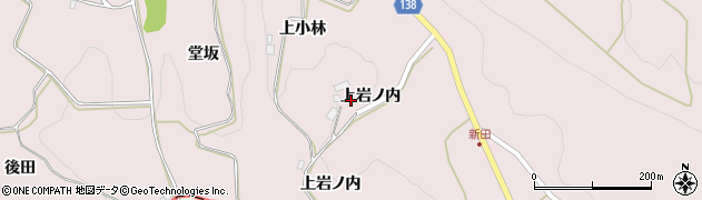 福島県須賀川市狸森（上岩ノ内）周辺の地図