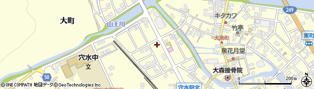 石川県鳳珠郡穴水町大町ホ周辺の地図